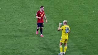Mykhailo Mudryk🔥 Crazy Skills & Great Performance VS. Spain U21 ⚽ UEFA EURO 2023 I From the stands