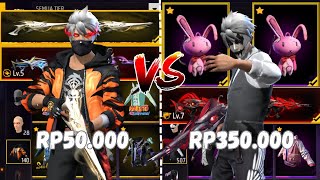 FF ACCOUNT REVIEW PRICE 50,000 VS 350,000!! WITH JOKER FACE🥶🔥