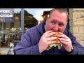 Eating The Empire State Burger at a Takeaway in Bradford