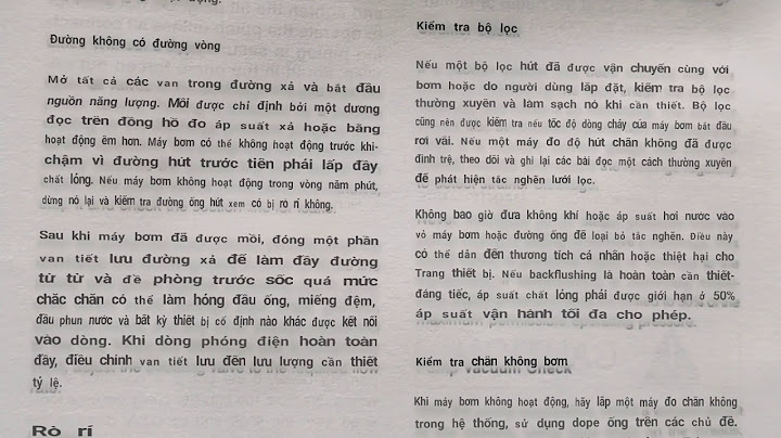 Hướng dẫn sử dụng cột bơm xăng dầu hải bình