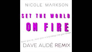 Check out my brand new remix of “Set The World on Fire” by my good feiend Nicole Markson! #nicolemar