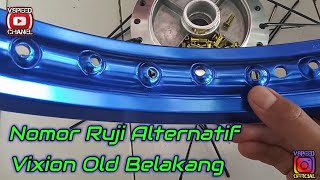 Ruji Vixion Old Belakang