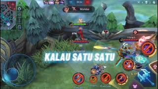 KALAU MAU SATU SATU JANGAN SATU VS LIMA - TIK TOK MOBILE LEGENDS pt 1