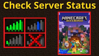 How To Check Minecraft Server Status In A Browser
