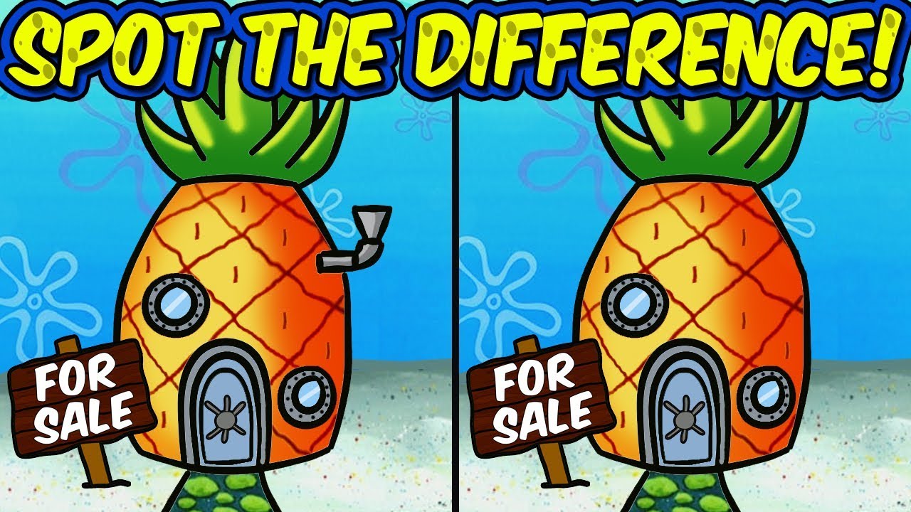  Spot the Difference Brain Games | Under the Sea Photo Puzzles for Kids