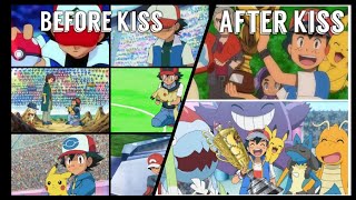 ASH BEFORE KISS▶️ AFTER KISS||Amourshipping||
