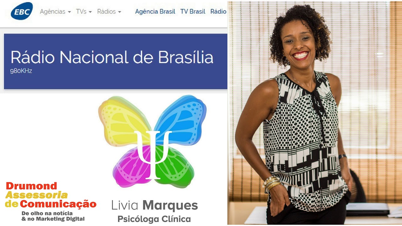 Psicóloga Livia Marques fala sobre fobia social na Rádio Nacional de Brasília
