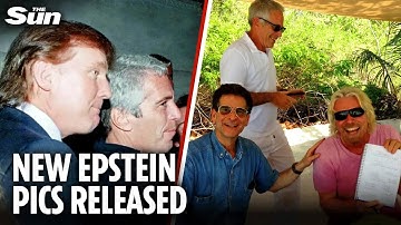 New BOMBSHELL Epstein files reveal pics of Andrew, Trump and Richard Branson