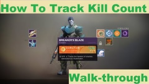 Destiny 2: How To Track Kill Count Without Ghost Shell