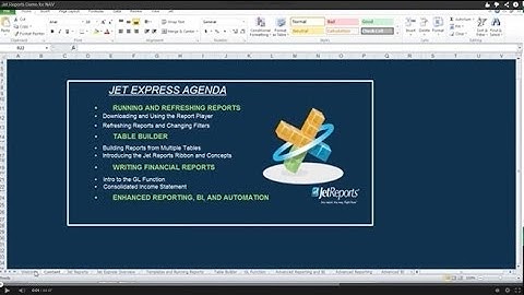 Jet Reports Demo for NAV
