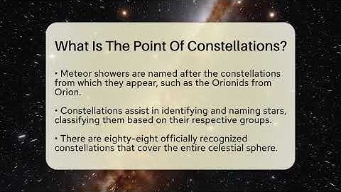 What Is The Point Of Constellations? - Astronomy Made Simple