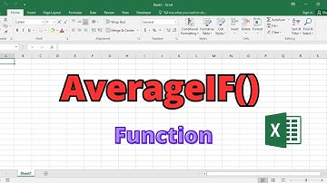 AverageIF Function in Ms Excel తెలుగు | Average Result With Criteria | Excel Tutorial in Telugu