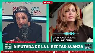 "No soy conspiranoica": La discusión entre Lilia Lemoine y Ernesto Tenembaum