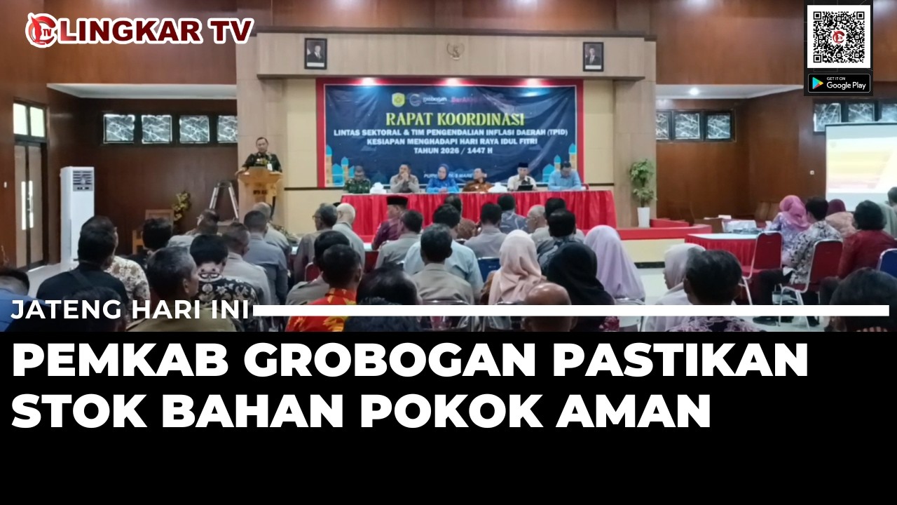 PEMKAB GROBOGAN PASTIKAN STOK BAHAN POKOK AMAN JELANG IDUL FITRI