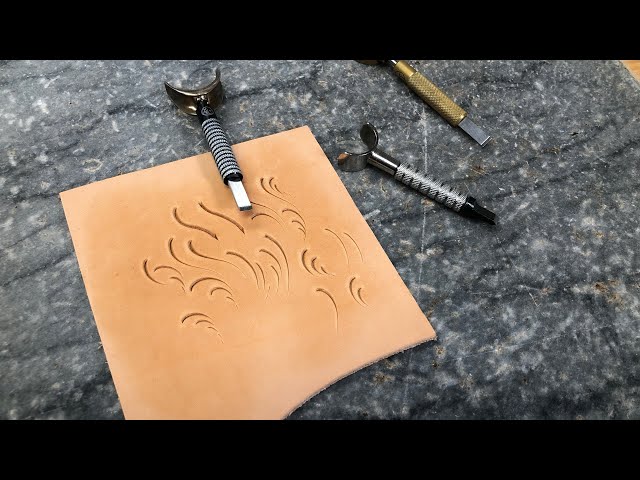 How to prepare leather for tooling 