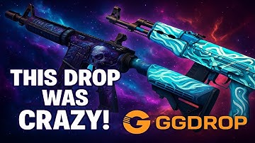 CS2 Case Opening | I Got M4A4 Desolate Space and AK-47 Frontside Misty Skins at GGDrop
