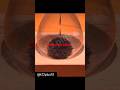 Magnetic field lines! Ferromagnetic sand collects above a neodymium magnet in the wood base. #short