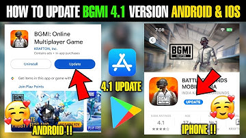 How To Update Bgmi 4.1 Version Android & IPhone | Bgmi 4.1 Version Update Kaise Kre