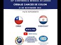 XI Conferencia Mensual de ASIEGE, Cribaje Cancer de Colon