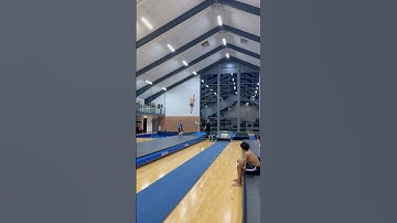 Triple flip layout with two twists!🤯#airtrack #gymnast #gymnastics #tumbler #flips #flip #tumbling