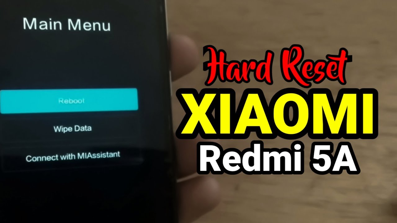 Сброс Xiaomi Redmi 5a