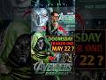 Avengers Doomsday Trailer Release Date Out! 😱 (Confirmed) #avengersdoomsday #marvel #shorts