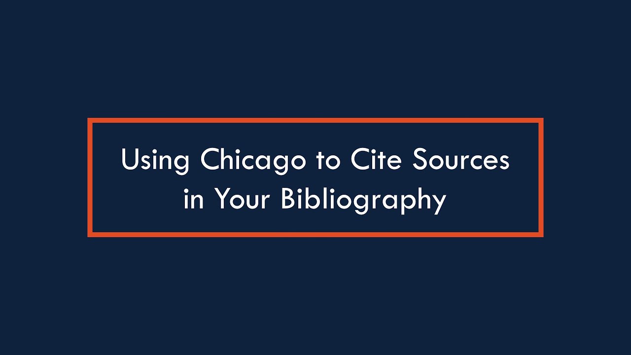 Creating Chicago Citations – UTSA Libraries Learning Technology