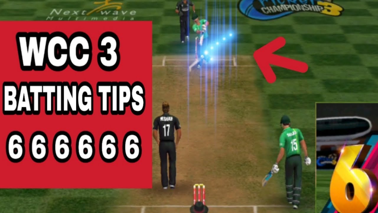 WCC 3 BATTING TIPS , HIT 6 ON EVERY BALL 💯% WORKING - ANDROID WORLD