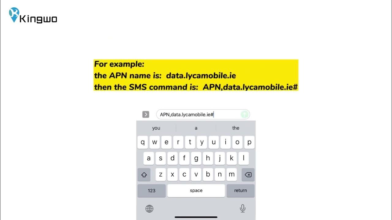 Kingwo gps tracker parameter setting guidance YouTube
