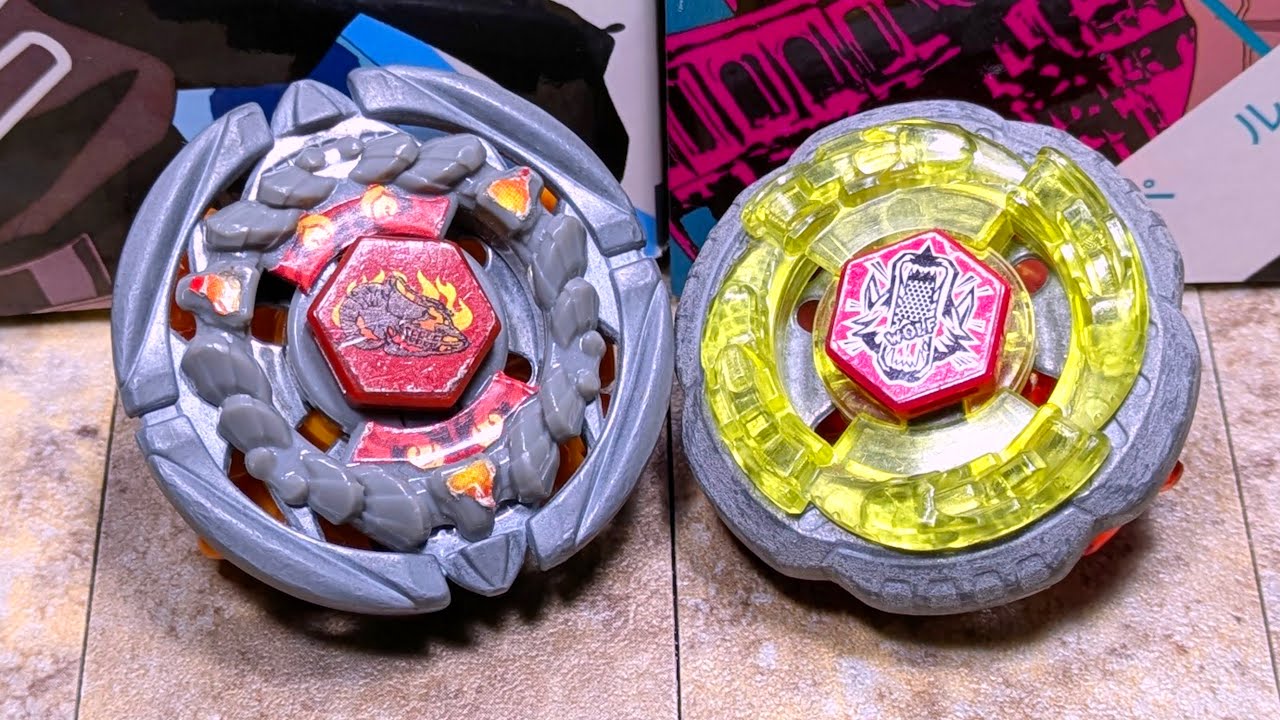 Flame Aries H145FS vs Rock Wolf H145B | Metal Fight Beyblade