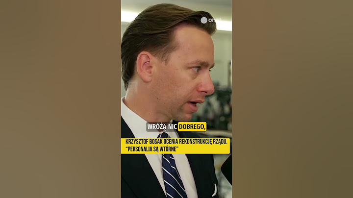 Krzysztof Bosak ocenia rekonstrukcję rządu. Padły mocne słowa