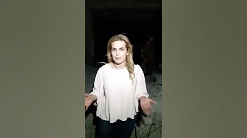 مراسلة النظام تتعرض للشتم من قبل الشبيحة في حلب 