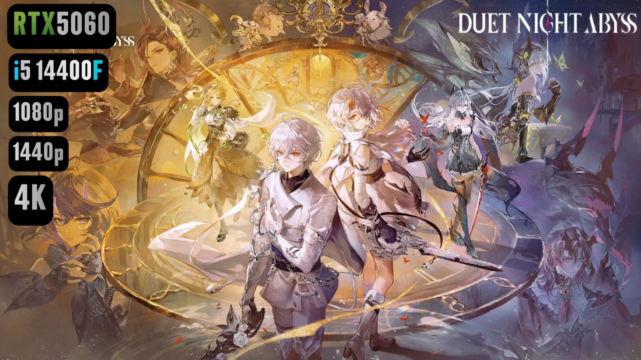 RTX 5060 Duet Night Abyss | Duet Night Abyss RTX 5060  & i5 14400F Benchmark