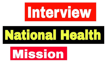 Interview Date Declared || National Health Mission Assam