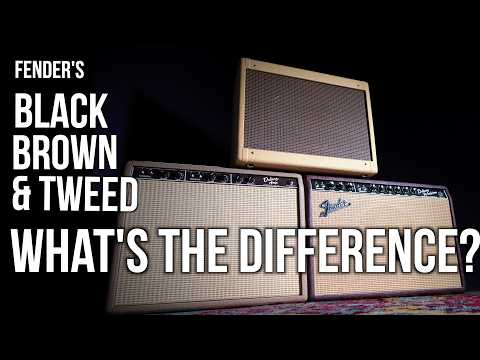 Fender Black, Brown and Tweed Amps: How and Why are They Different?