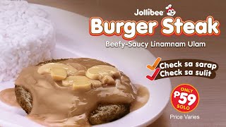 Jollibee Burger Steak - Check Sa Sarap Check Sa Sulit