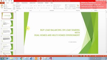 BGP LOAD BALANCING AND LOAD SHARING IN MULTI AND DUAL HOME