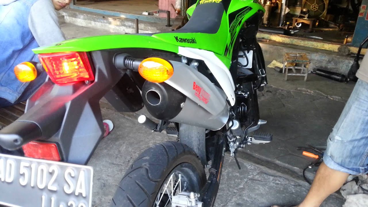 Knalpot KLX DTracker 150 YouTube Knalpot KLX DTracker 150 YouTube