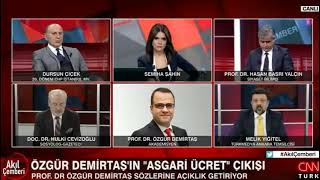 Özgür Demirtaş: “ Faiz sebep değildir, faiz sonuçtur.\