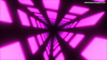 VJ Loop 27 - Triangular Tunnel & Lights - 4K - [30 min]
