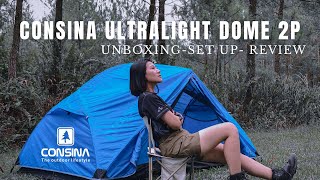 Review tenda Consina Ultralight Dome 2p