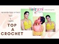 COMO HACER UN TOP A CROCHET Puntos Básicos PRINCIPIANTES paso a paso! E VENDIDO MUCHISIMOS!!!