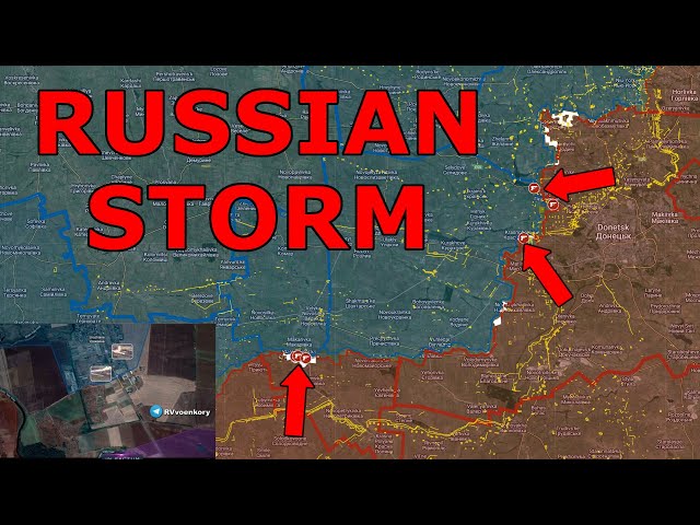 Russian Forces Storm Ukrainian Positions of Staromaiorske, Urozhaine, & Krasnohorivka class=