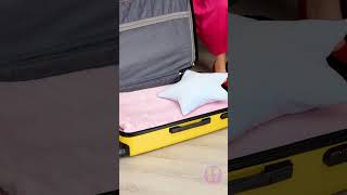 Bed in a suitcase! A cool and smart way to give your baby to take a nap at the airport #shorts