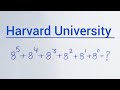 Harvard University Entrance exam question | Maths Olympiad | Simplification|
