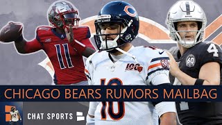 Chicago Bears Mailbag: Derek Carr Trade Khalil Mack Pay Cut Sign PJ Walker Draft Anthony Gordon