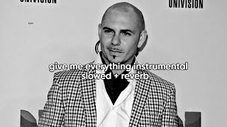 Pitbull - give me everything ( instrumental ) [ slowed + reverb ] ( tiktok version - Yo Chico ) Resimi