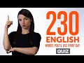 Quiz | 230 English Words You&#39;ll Use Every Day - Basic Vocabulary #63