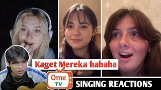 Nyanyi dan Rap dalam berbagai bahasa bikin mereka terpana !! SINGING REACTIONS OmeTV
