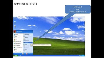How to configure and install Internet information services(IIS)